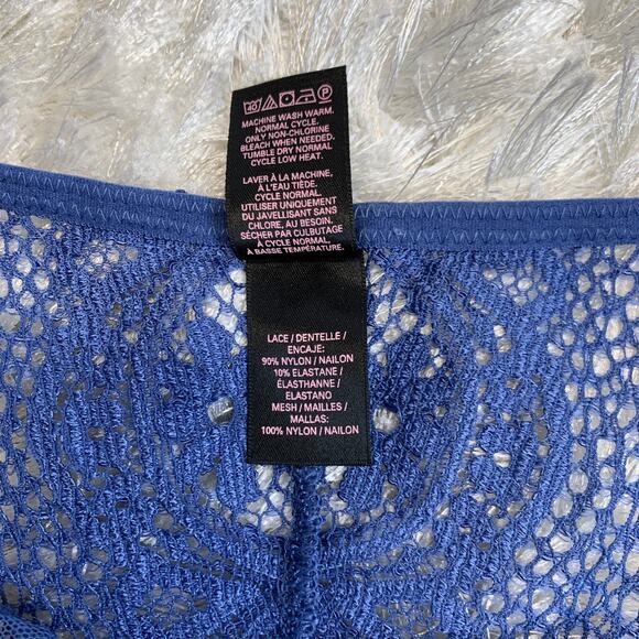 Victoria's Secret Blue Lace String Bikini Sz XS - Picture 5 of 5